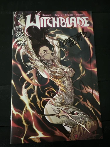 WITCHBLADE #1 BESCH VARIANT COVER SIGNED BY ROSE BESCH & MARC SILVESTRI W/COA