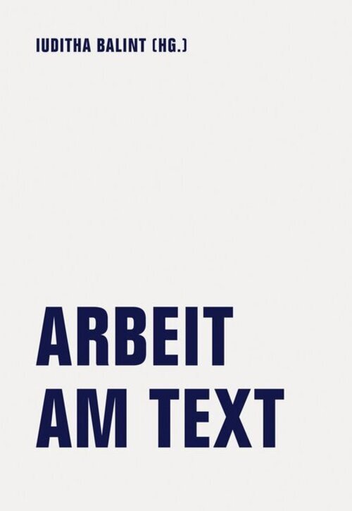 Thumbnail - Arbeit Am Text | Jörg Albrecht (u. A.) | Taschenbuch | 144 S. |