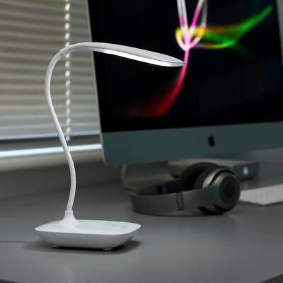 Auraglow kabellose kabellose wiederaufladbare flexible LED Schreibtisch Leselampe Leuchte