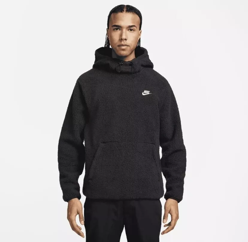 Mens sherpa hotsell hoodie nike