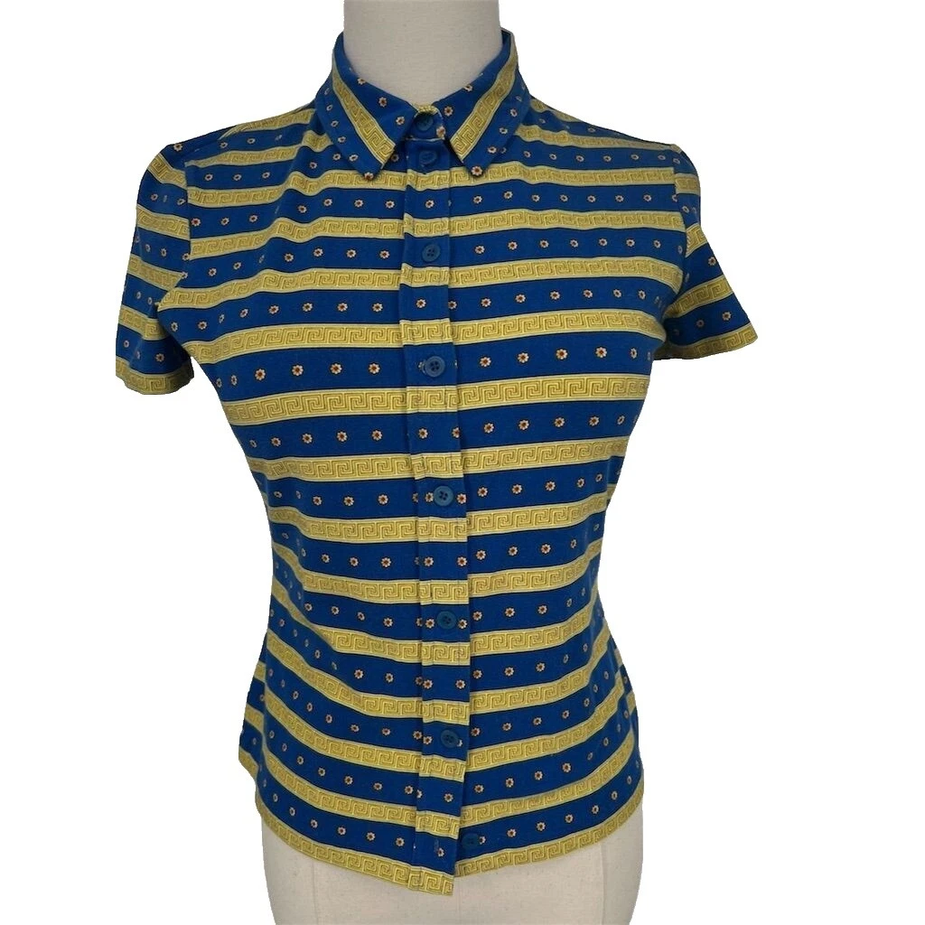 Versace Striped Tops for Women