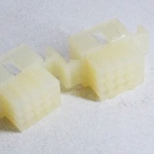 12 Pin Nylon Connectors 2 pcs Waldom Electronics 03 06 2121 Similar To Molex