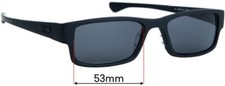 SFx Replacement Sunglass Lenses Fits Oakley Airdrop Ox8046 - 53mm Wide