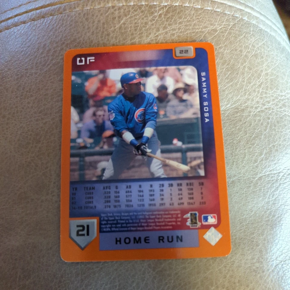 2003 Victory Orange Sammy Sosa #22 Chicago Cubs - Image 2 of 2