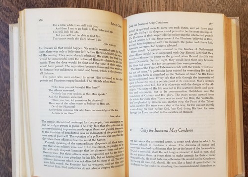 "Life of Christ" Futton J. Sheen, 1958 Hc/noDJ 1st Ed 1st Print Collect - Picture 9 of 11