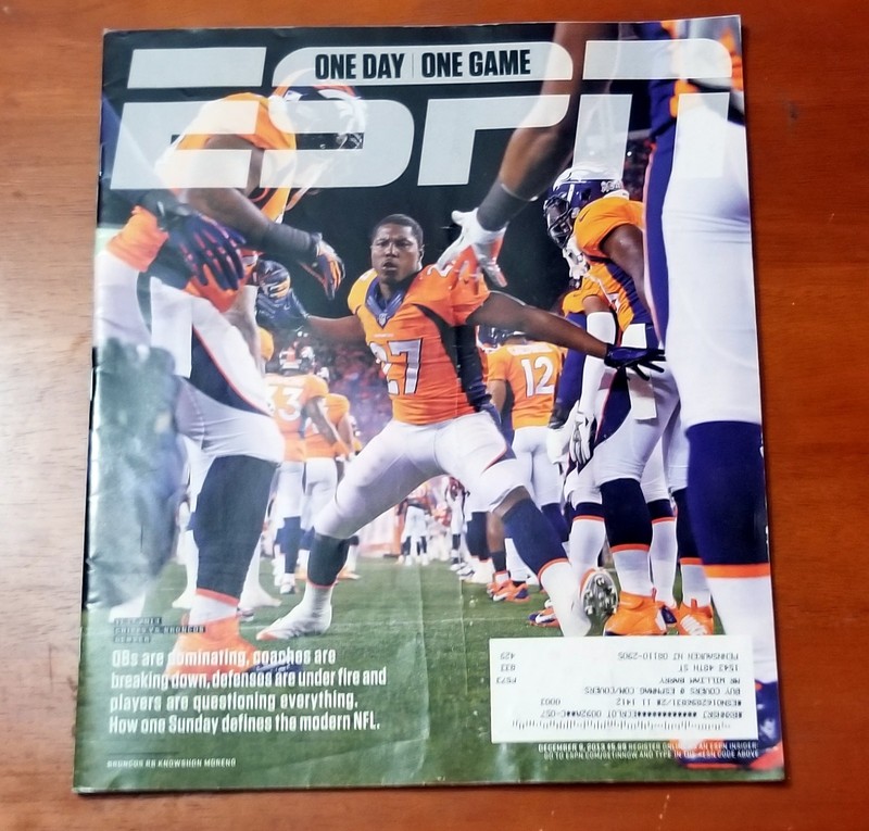 Denver Broncos Knowshon Moreno ESPN Magazine