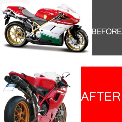 For Ducati 848 1198 1098 Rear Short Tail Tidy Fender Eliminator