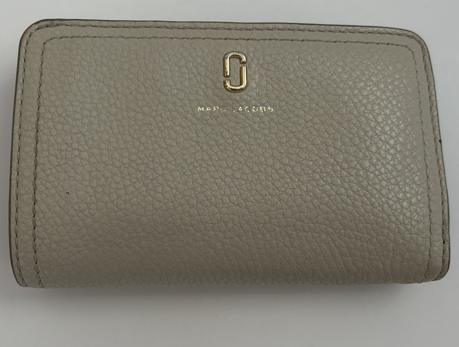 MARC JACOBS Bifold leather pebble zipper Wallet Women's M0015120106 5 5/8