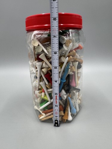 Miscellaneous/Assorted Golf Tees 1 Pound 400+ Count - Picture 2 of 6