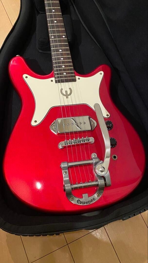 Epiphone Coronet '65 Reissue Red Electric Guitar Used Epiphone Coronet '65 Reissue Red Electric Guitar Used