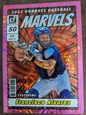 2023 Donruss Pink Parallel Cards - Marvels, Unleashed, Mr 3000 + More
