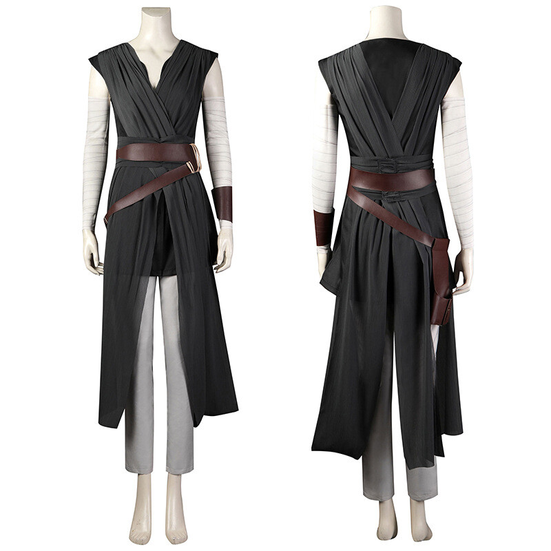 Star Wars The Last Jedi Skywalker Rey Cosplay Costume Halloween Carnival  Suits
