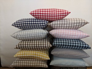 gingham cushion