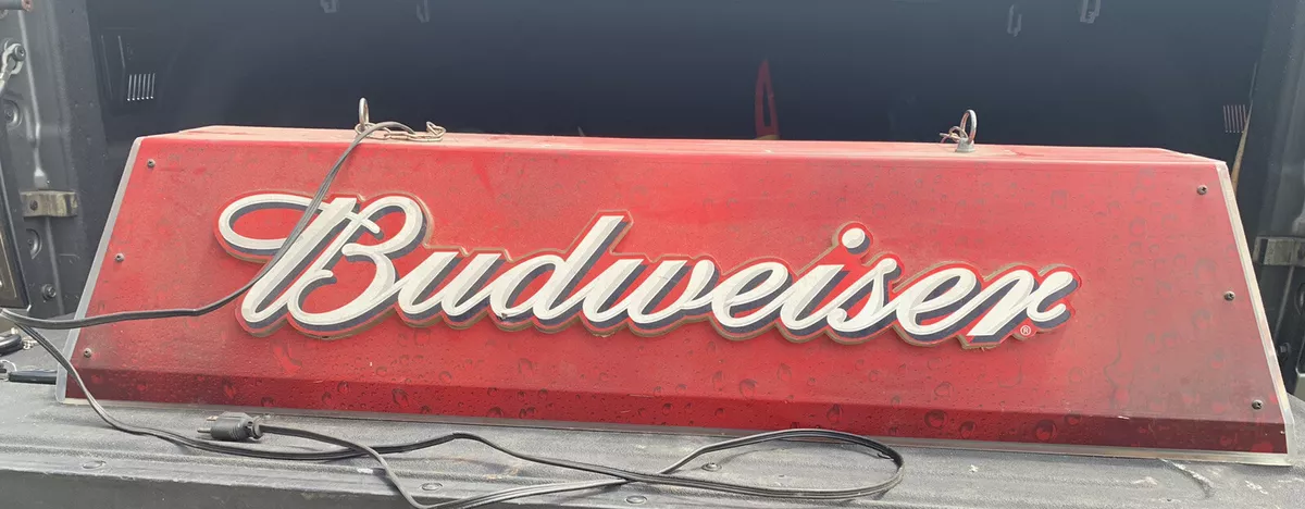 Pool table clearance lights budweiser