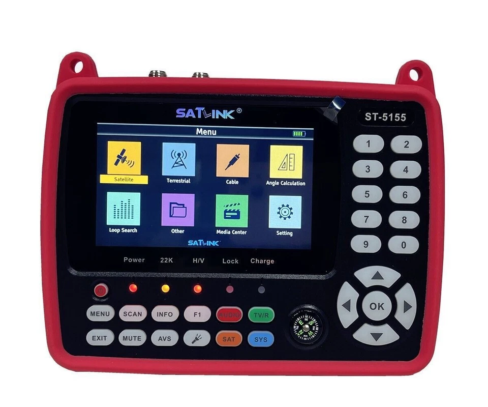 SATLINK ST-5155 Satellite TV Receiver DVB-S/S2/T/T2/C Combo Meter HD H.265 10Bit - Image 3 of 4