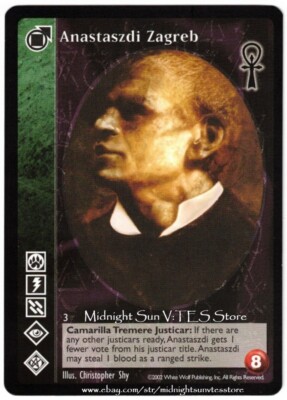 Anastasz di Zagreb Tremere Camarilla Edition V:TES VTES Vampire CCG