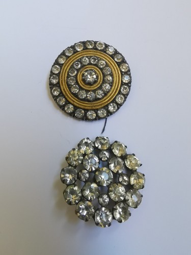 Lot De 6 Couvre-boutons Strass Argenté 2,5 Cm - Amovibles, En Alliage - Pour Customiser Robes, Chemises, Manteaux - Accessoire Mode DIY