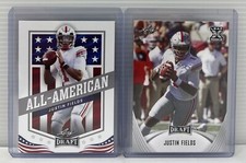 2021 Leaf Draft #2 & All-American Justin Fields #49