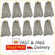 Pack of 10 Kentucky Mop Heads Cotton Industrial Commercial Cleaning new deal
