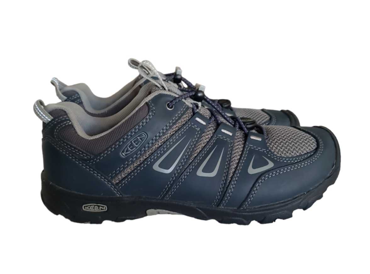 SAOLA Scarpe da trekking Keen Oakridge taglia 6 grigio notte blu navy slip on 1015192