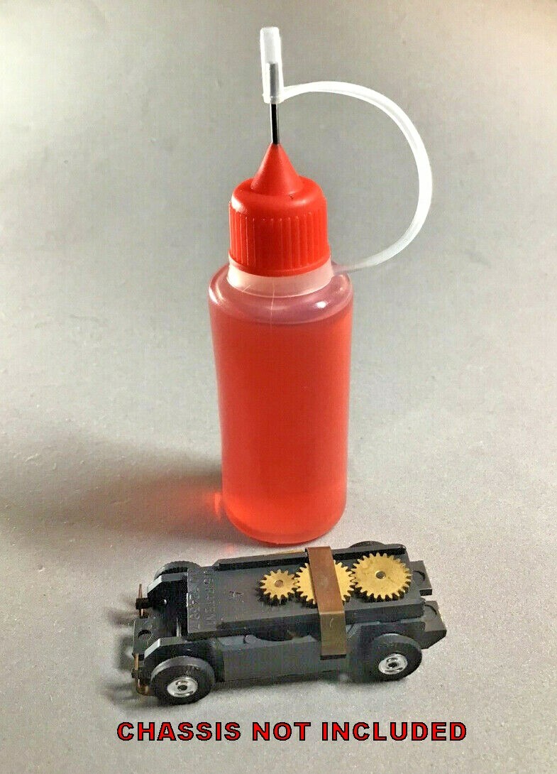 Aurora Thunderjet HO Slot Car Red Racing Oil FREE SHIPPING