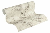 Tapete Vlies New Walls Ranken Mit Blumen Creme Weiß Braun 37420-2 (3,93€/1Qm)