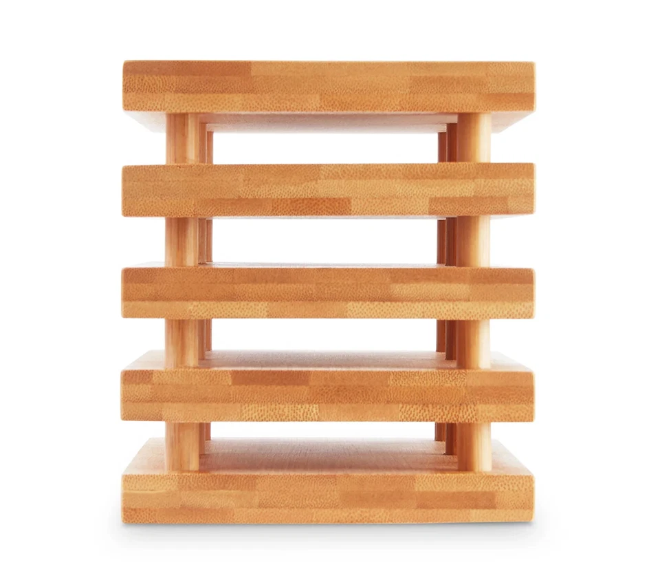 Zakarian Dash Bamboo Wood Magnetic Knife Block ONLY Holder Kitchen Stand Storage - Image 4 of 4