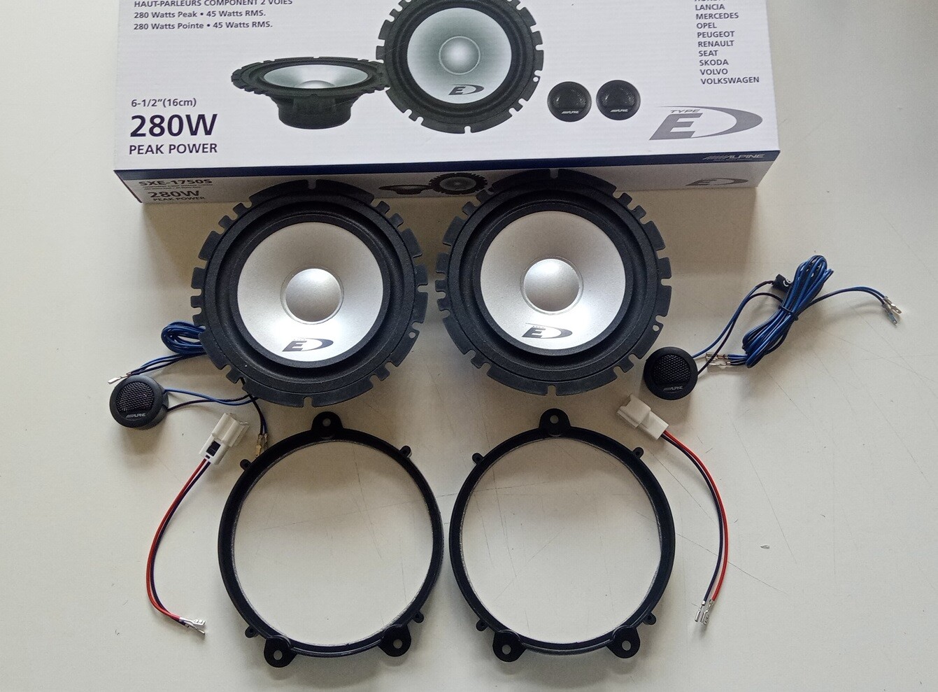 Kit 4 Casse Alpine Renault Twingo II 07-14 | Sconto e Montaggio Facile