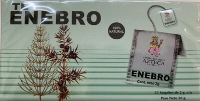 Te De Enebro 2 Pack 50 Tea Bags Cola De Caballo Hierba Del Sapo Buchu Riñonina 
