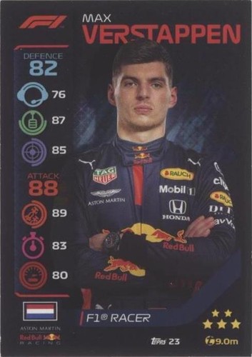 2020 Topps F1 Official Stickers #47 Max Verstappen | eBay