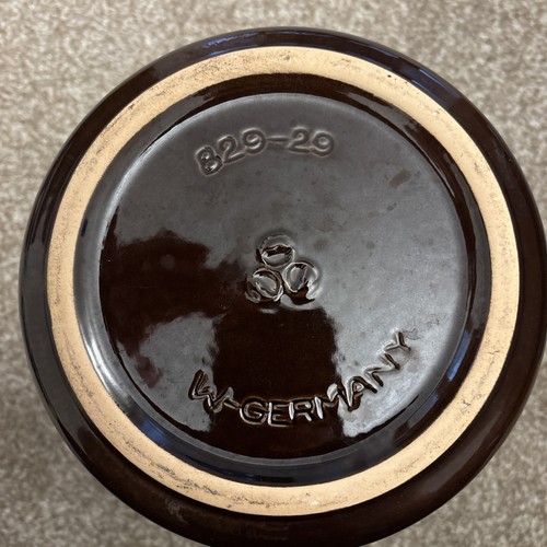 Vintage Rumtopf Rum Pot Made in West Germany 829-29 or Cookie Jar/Biscuit Barrel - Foto 18 di 24