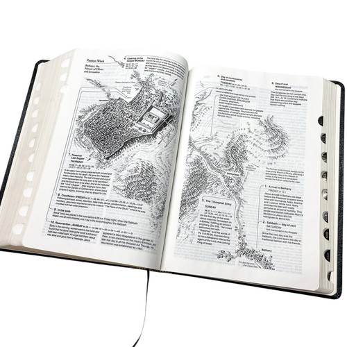 The NIV Study Bible Red Letter Leather New International Version Zondervan 1985 - Picture 13 of 20
