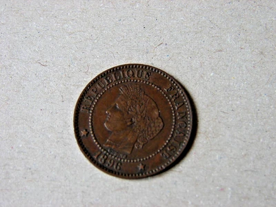 FRANCE. 2 CENTIMES CERES 1896.A. PARIS. - Photo 1/3