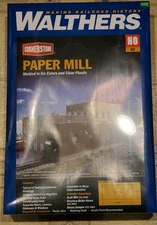 Walthers HO Scale ~ New 2025 ~ Superior Paper Mill ~ Kit ~ 933-3902