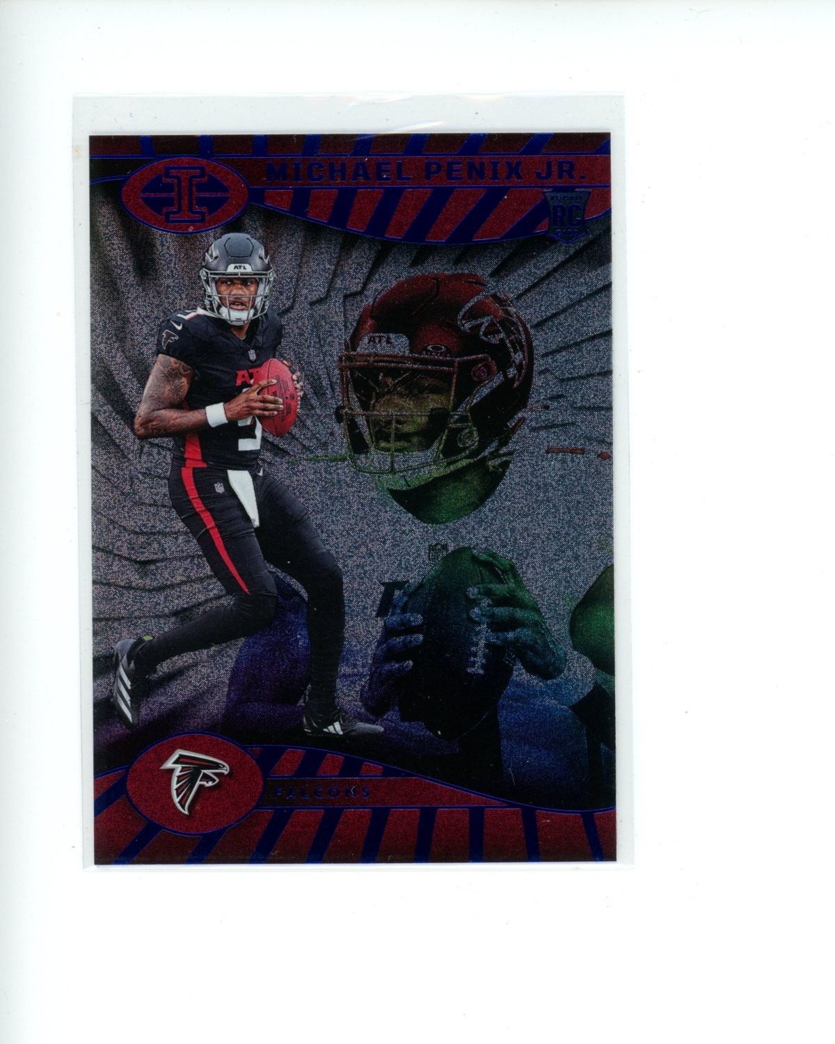 2024 Panini Illusions Trophy Collection Dots #4 Michael Penix Jr. Rookie RC