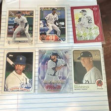 Topps & Panini Detroit Tigers MLB 6 Card Rookie Lot Torkelson Greene Manning