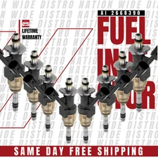 8x OEM ACDelco Fuel Injectors for 2015 2016 2017 Chevrolet Suburban 5.3L V8