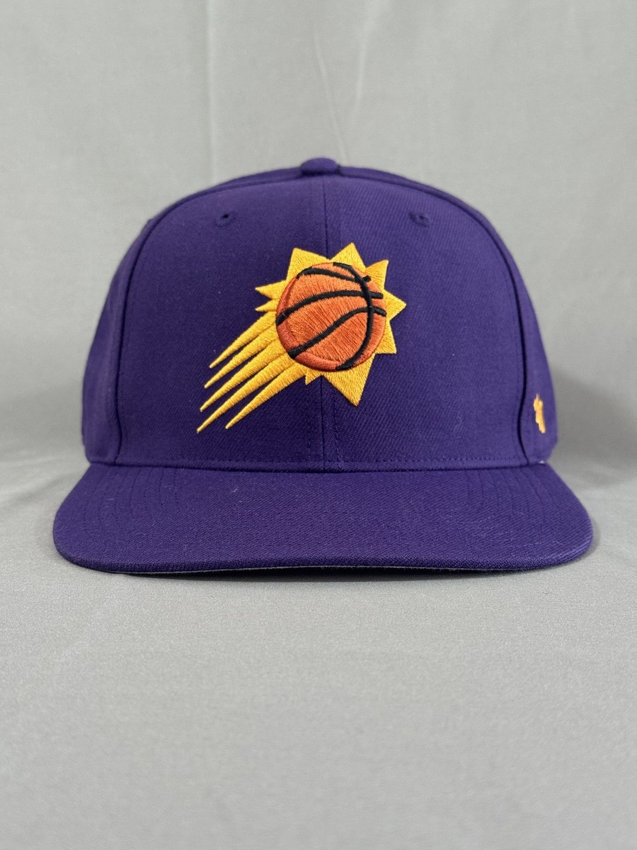 '47 Brand Phoenix Suns NBA Snapback Hat Purple Embroidered Cap