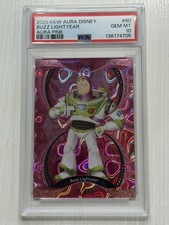 2025 Kakawow Aura Disney #60 Buzz Lightyear Aura Pink 34/45 PSA 10