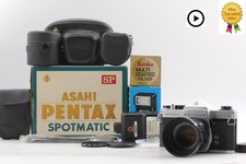 Rare Boxed MINT Pentax Spotmatic SP 35mm Film Camera 55mm F1.8 Lens From JAPAN