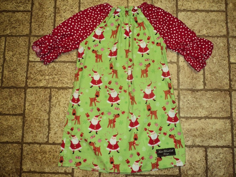 Kate Elizabeth Girl's Christmas Dress. Sz. Med. Cute!