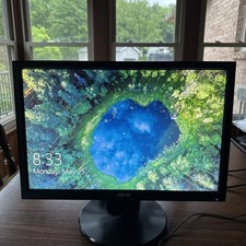 ASUS VW199 Computer Monitor, Screen 19", LED Backlit, Mfg. 2013, Display Tested