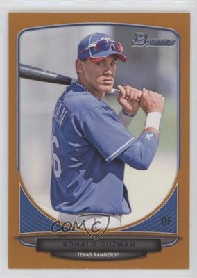 2013 Bowman Prospects Orange 18/250 Ronald Guzman #BP74 00ma