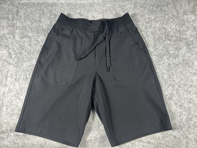 Lululemon Weekend 9  Inseam Shorts Mens Size Small Black Linerless Gym Preppy