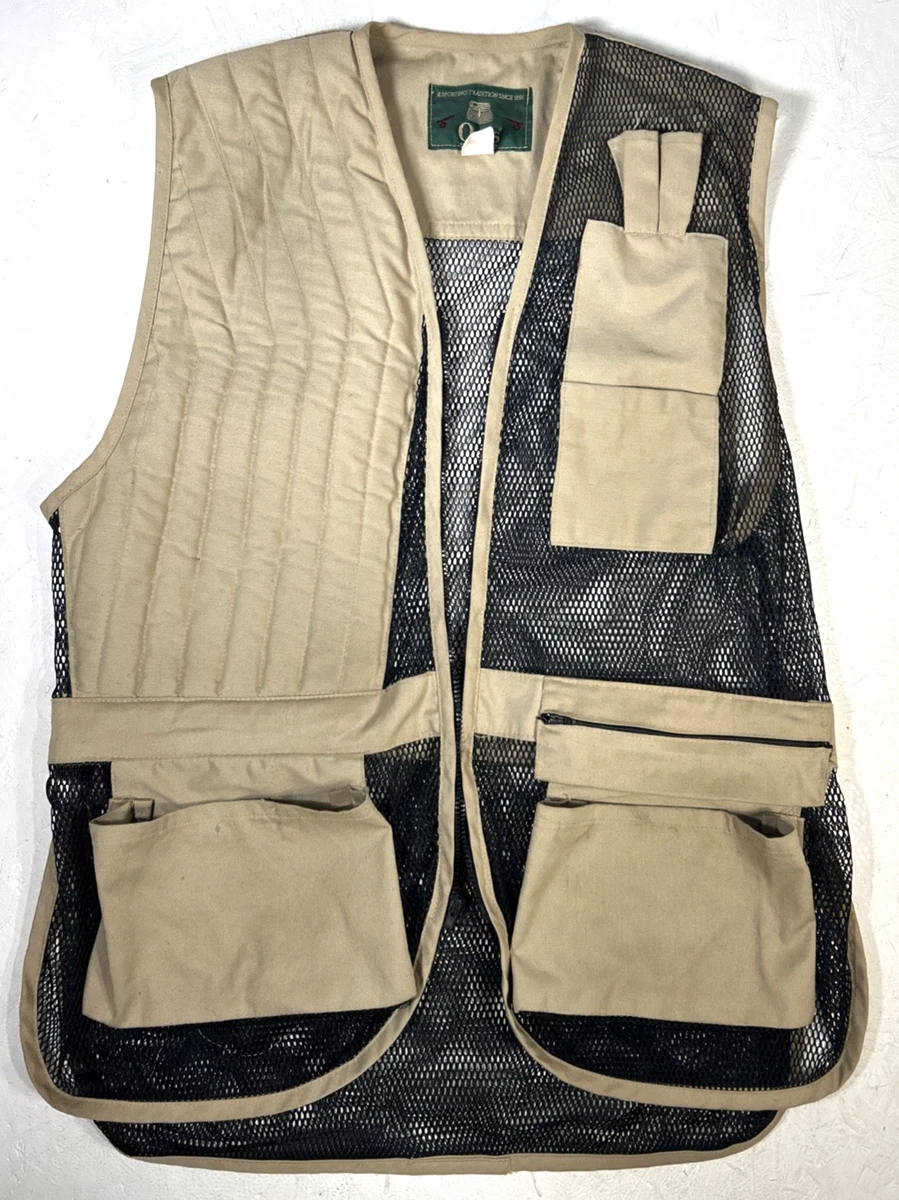 Gilet De Chasse Orvis Vintage – Années 70 – Taille 46 – Beige – Multi Poches – Made In USA