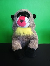 Celebrate Wild Brown Baboon Stuffed Animal 11" Plush Jungle Monkey Ape Pal
