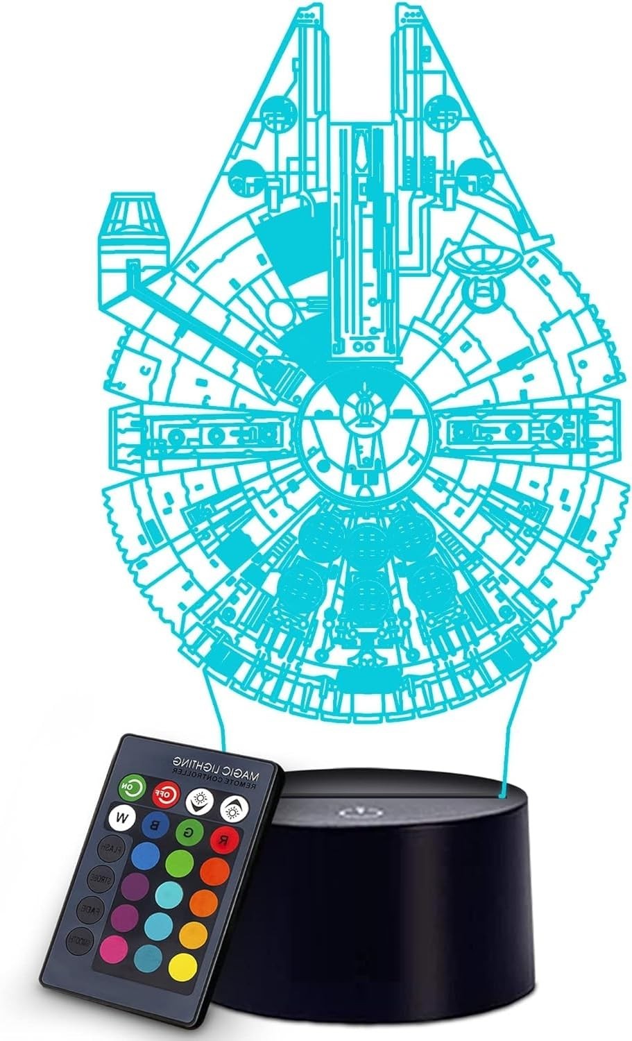 Lighting Gadget Lamp Decor Remote Control, Awesome Gift Home Room Accessory