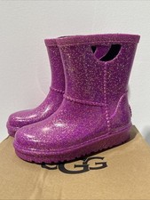 UGG Toddler Glitter Rain Fall/Spring Waterproof Boots Size 8
