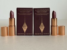 2x Charlotte Tilbury Pillow Talk2 Medium Matte Revolution Lipstick .03oz Each