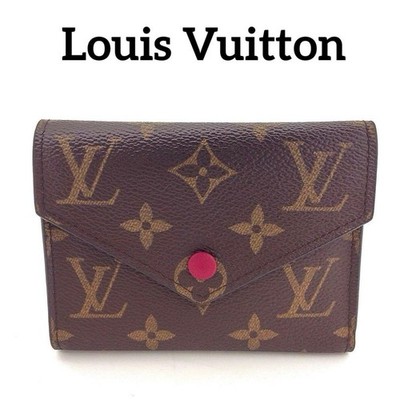Louis Vuitton Monogram Portefeuille Victoire Wallet Fuchsia
